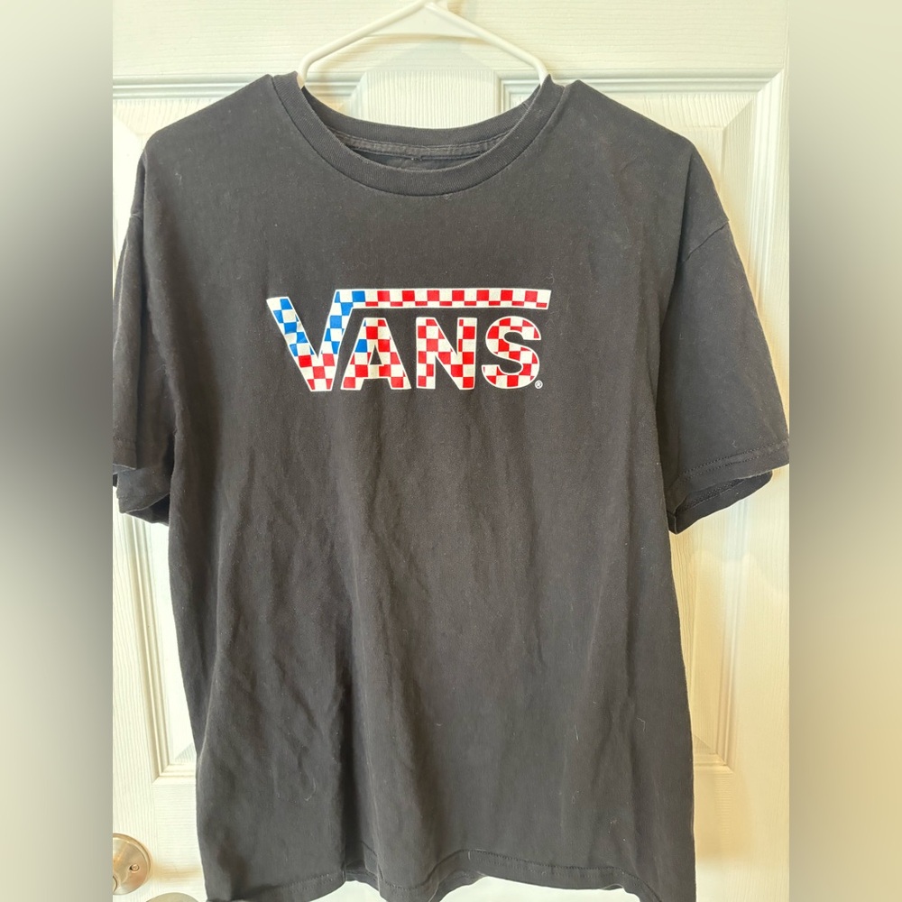Vans Blackβ Graphic T-Shirt- Size Large